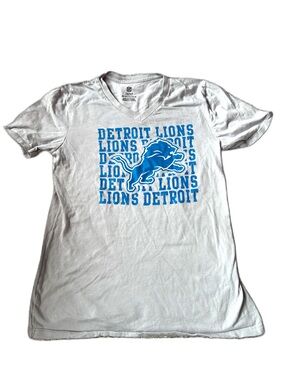 🎆🎇3for&9 Girls Detroit Lions Gray V-Neck Tee